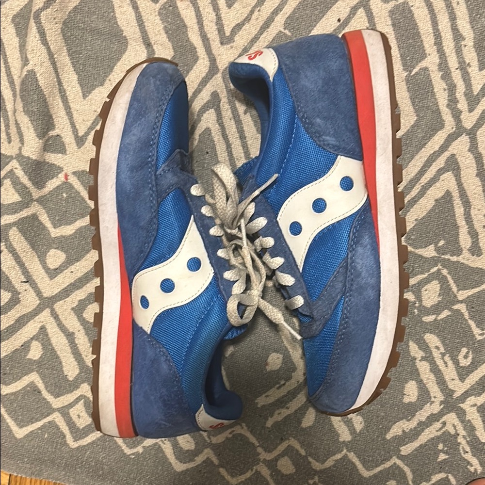 Saucony Blue and White Sneakers